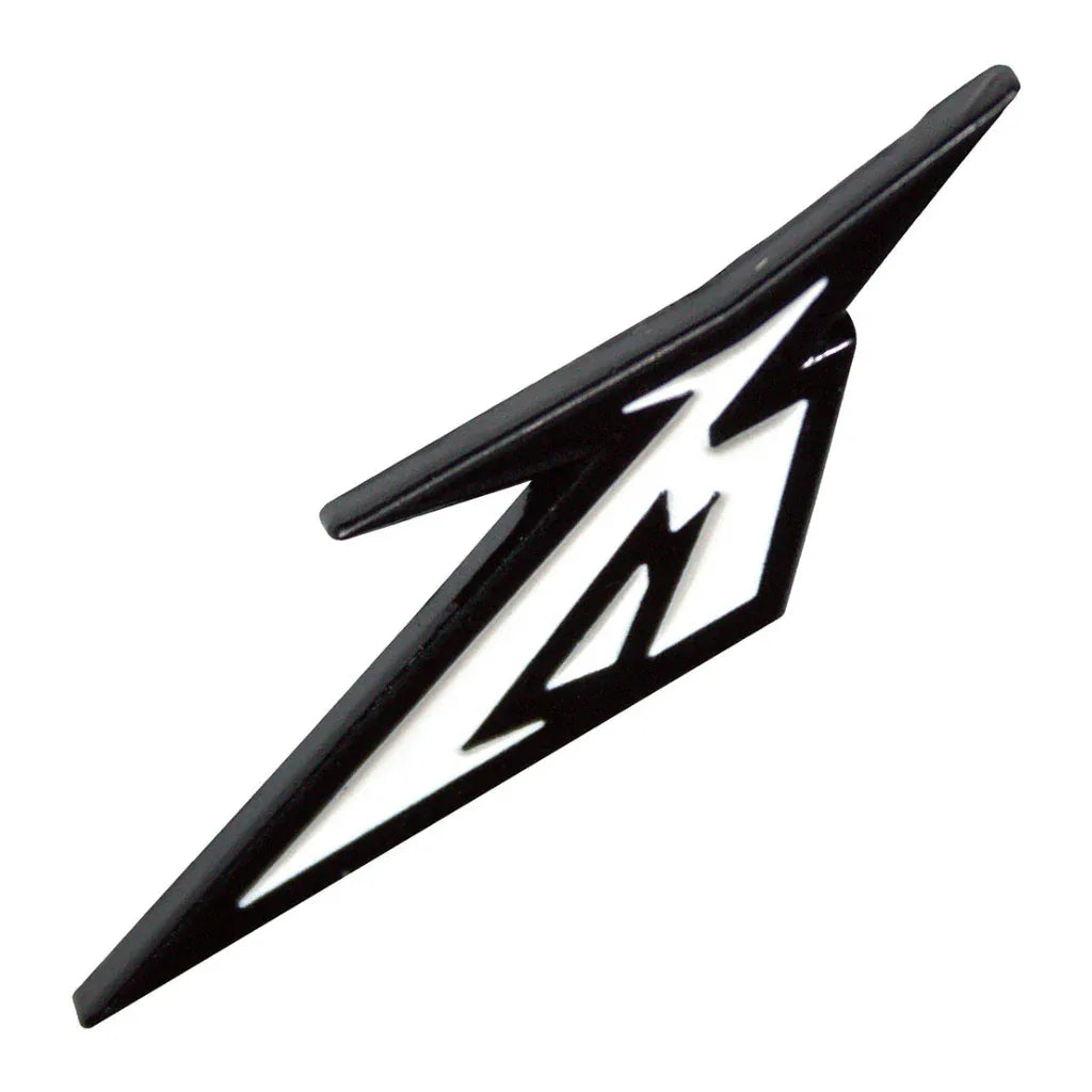 Metallica Anstecker Pin · Black and White M Logo (1cm x 4cm) - Totenkopf.com