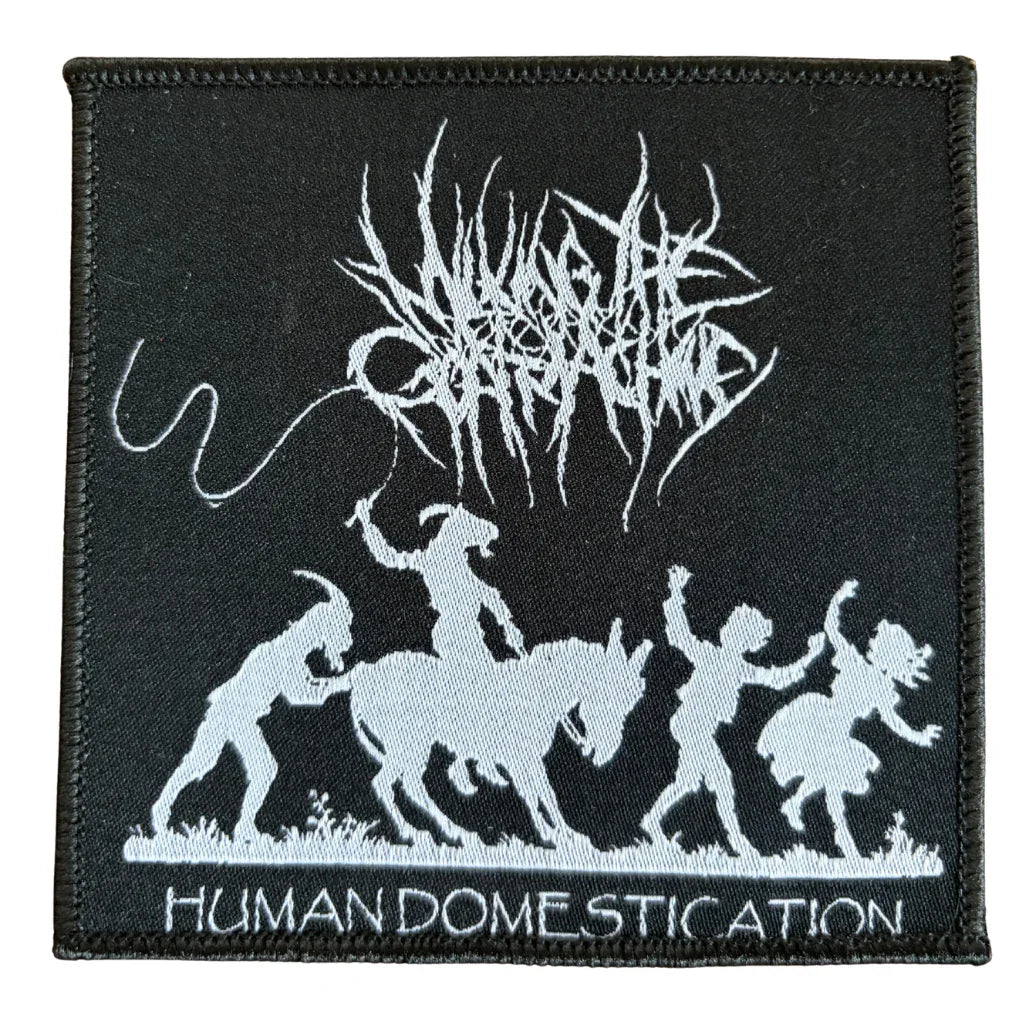 Milking the Goatmachine Patch · Human Domestication (10cm x 10cm)