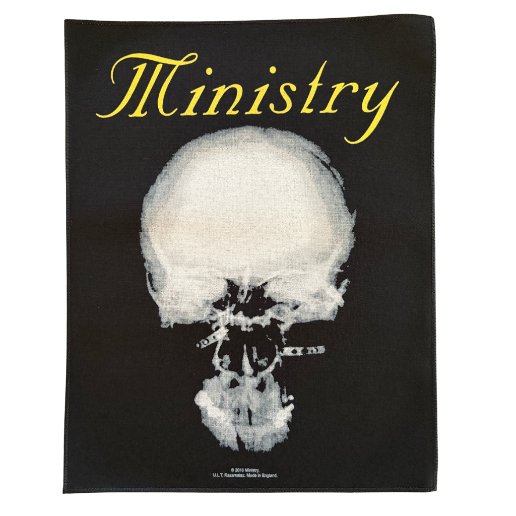 Ministry Backpatch Rückenaufnäher · The Mind Is A Terrible Thing (29cm x 34cm)