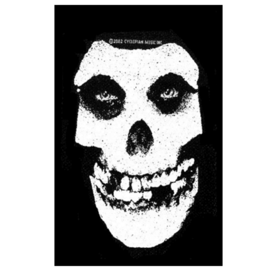 Misfits Aufnäher Patch White Skull