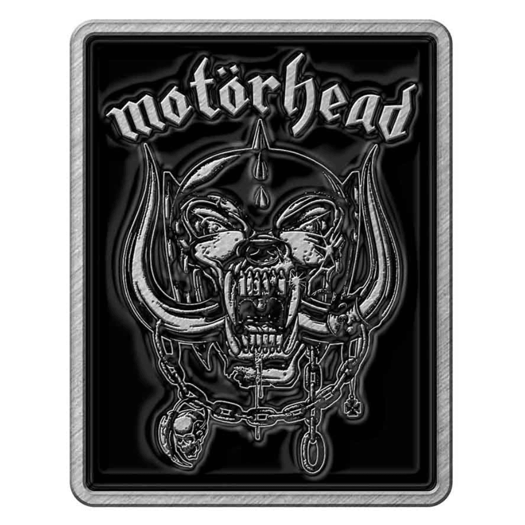Motörhead Anstecker · Logo & War Pig · Band Merch