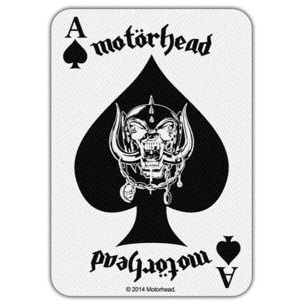 Motörhead Patch · Ace Of Spades Card (7cm x 10cm) - Totenkopf.com