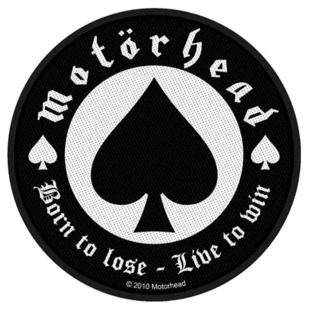 motorhead-aufnaeher-patch-bornt-to-loose - Totenkopf.com