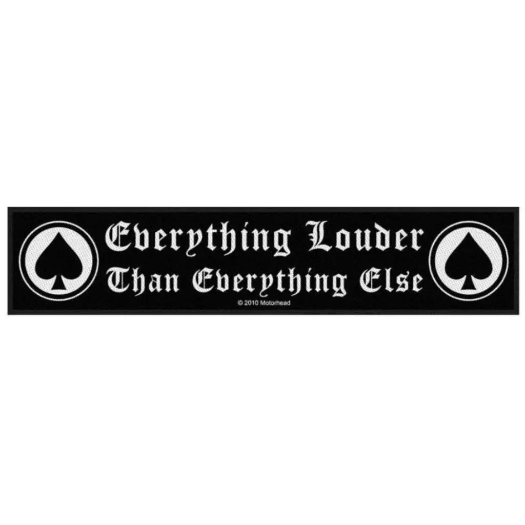 motorhead-aufnaeher-patch-everything-louder - Totenkopf.com
