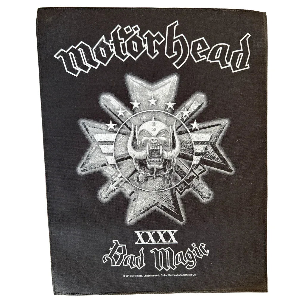 Motörhead Backpatch Rückenaufnäher · Bad Magic - Totenkopf.com