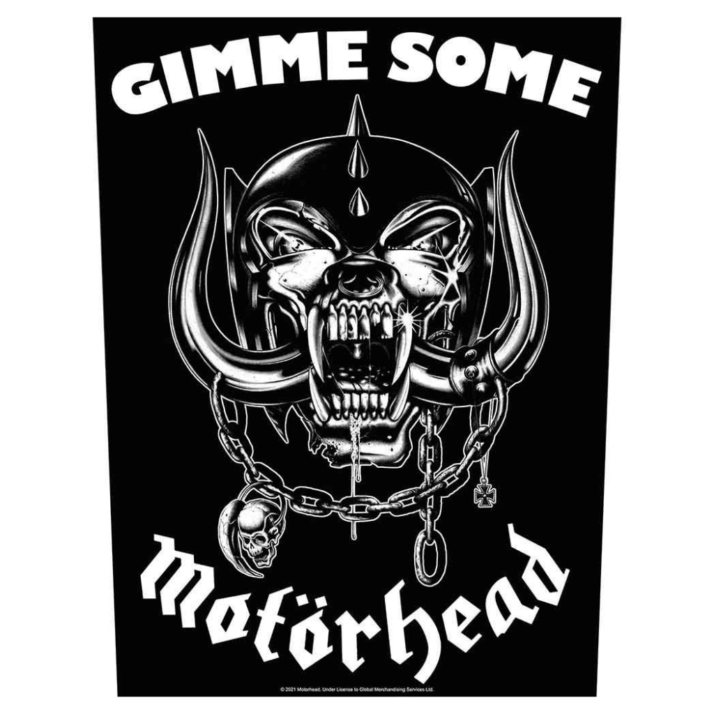 motorhead-backpatch-gimme-some - Totenkopf.com