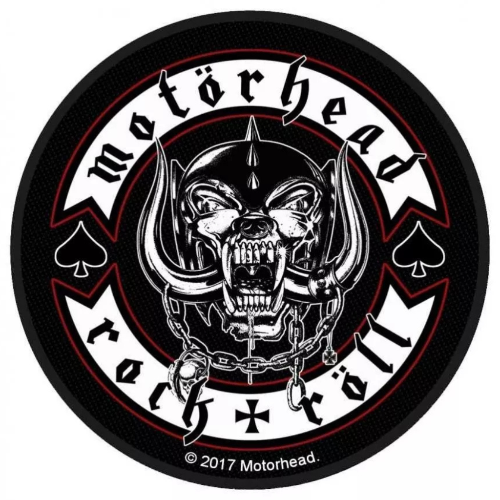 Motörhead Patch Rund · Rock & Röll (Ø 9cm)