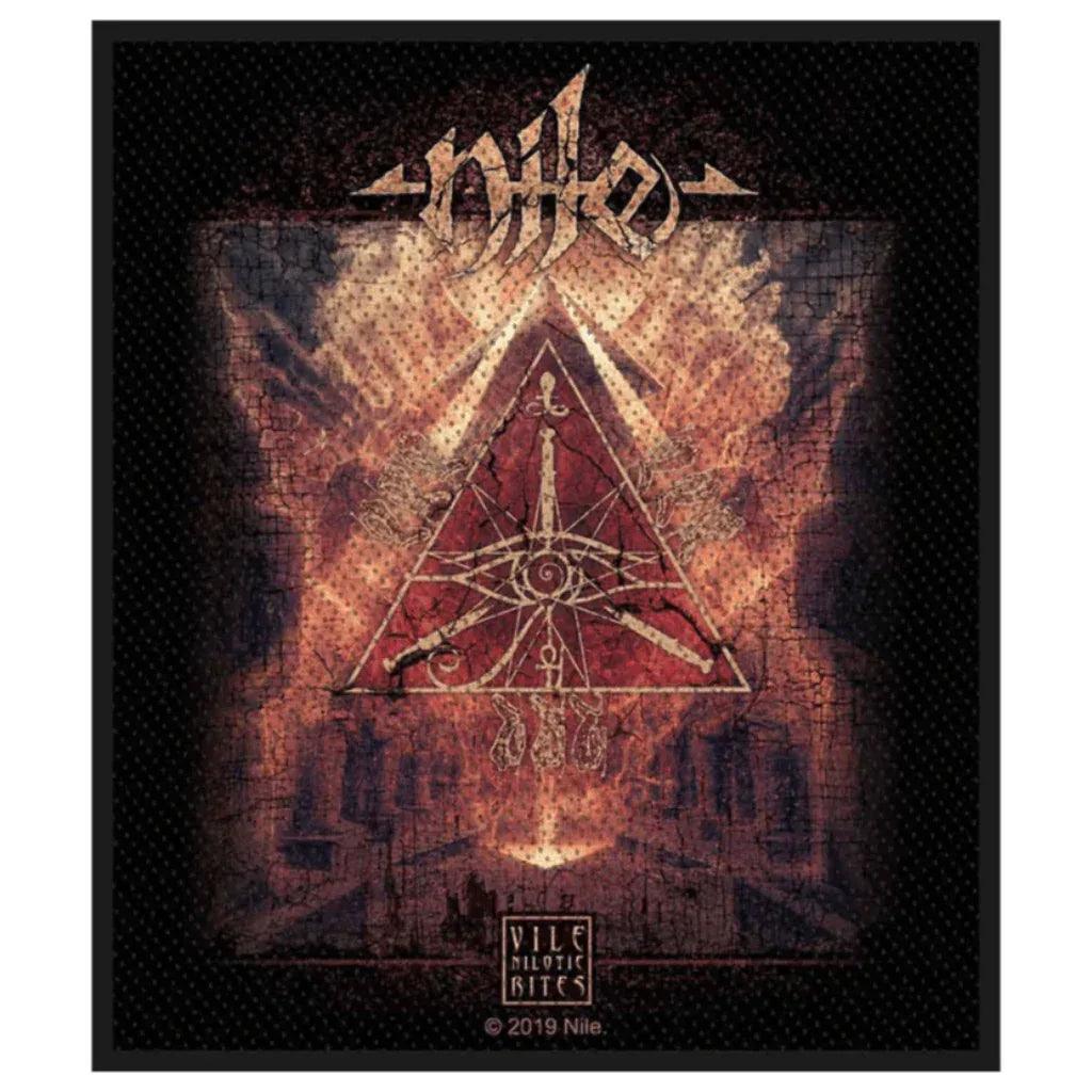 nile-aufnaeher-patch-vile-nilotic-rites - Totenkopf.com