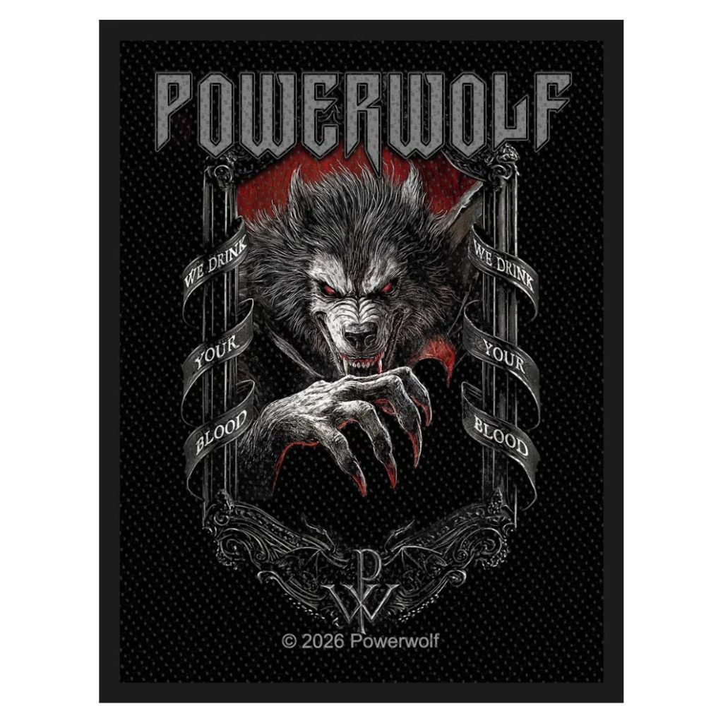 Powerwolf Patch · We Drink Your Blood