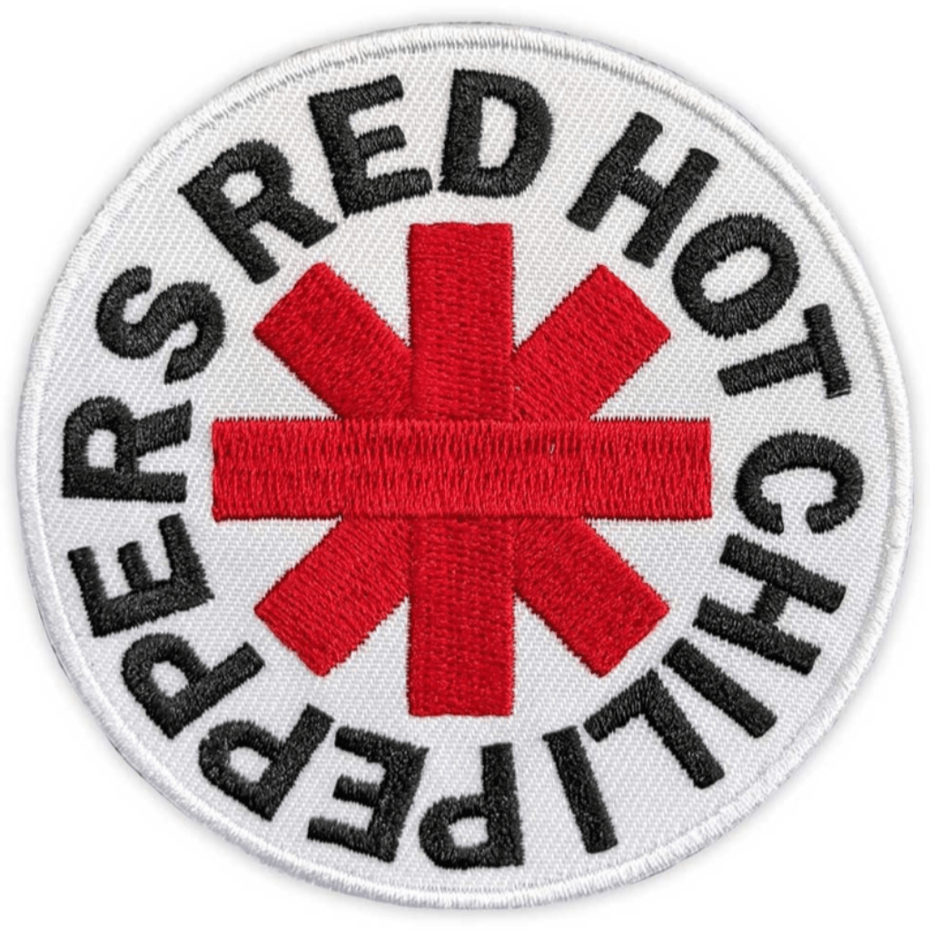 Red Hot Chili Peppers Patch · Asterisk White Red