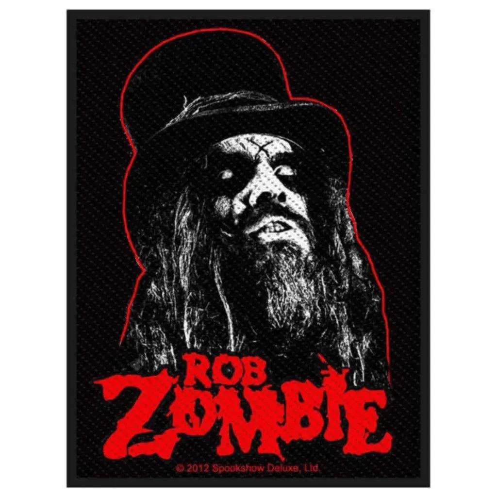 rob-zombie-aufnaeher-patch-portaet - Totenkopf.com