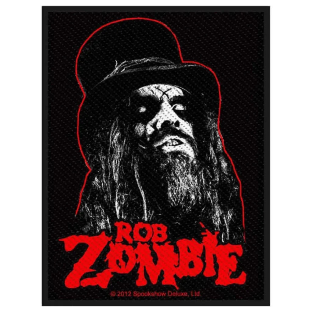 Rob Zombie Red Patch · Portrait (7cm x 10cm) - Totenkopf.com