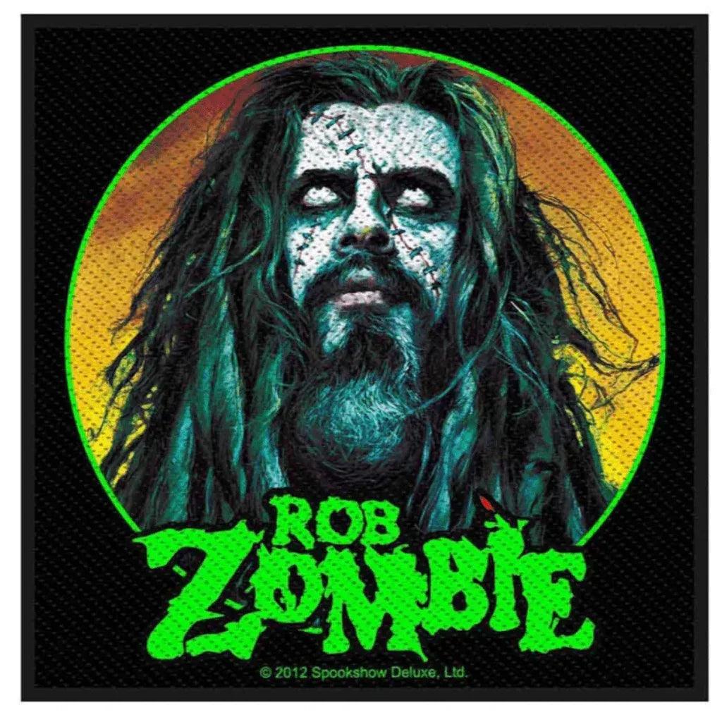 rob-zombie-aufnaeher-patch-zombie-face - Totenkopf.com