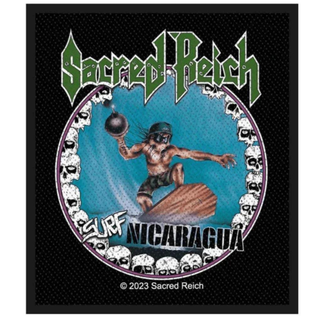 sacred-reich-aufnaeher-patch-nicaragua - Totenkopf.com