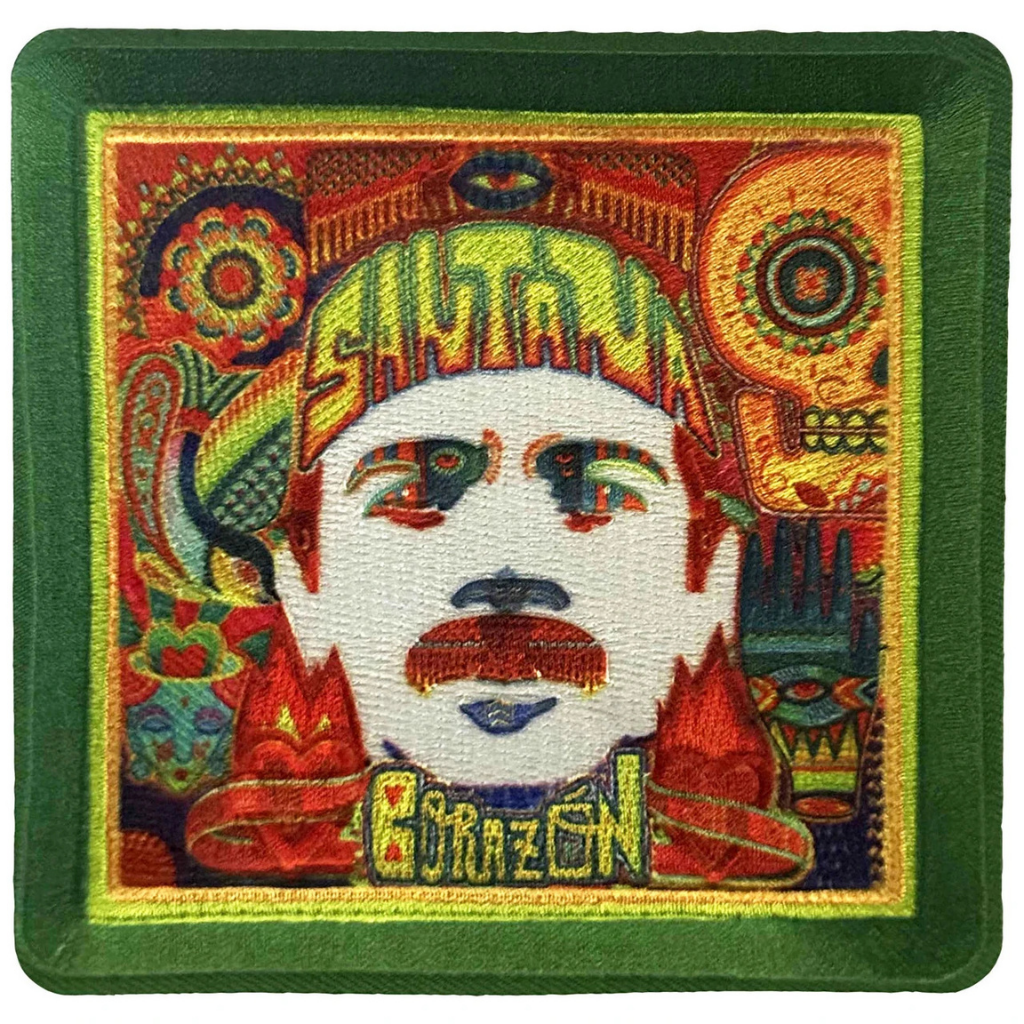 Santana Patch · Corazon (10cm x 10cm)
