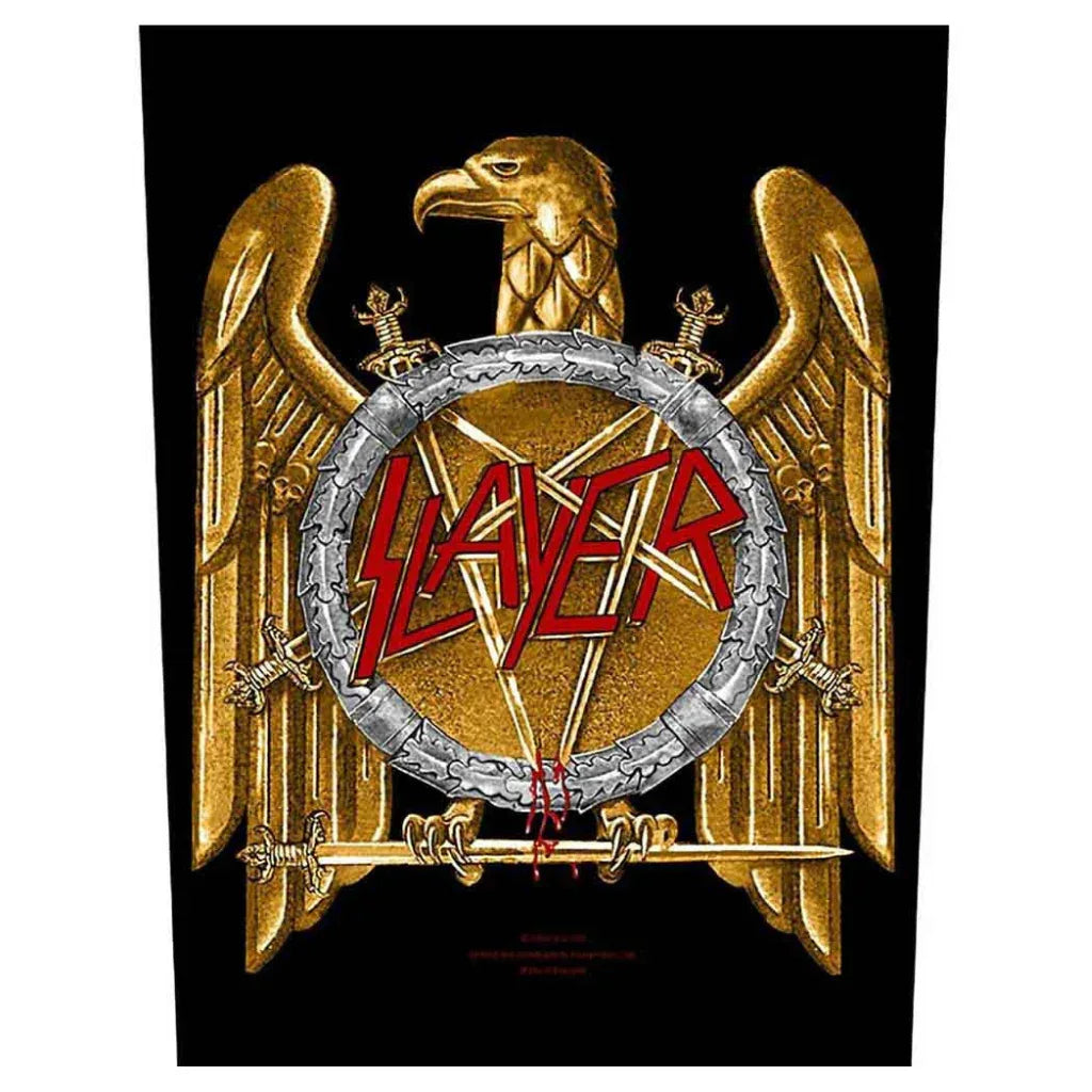 slayer-backpatch-golden-eagle - Totenkopf.com