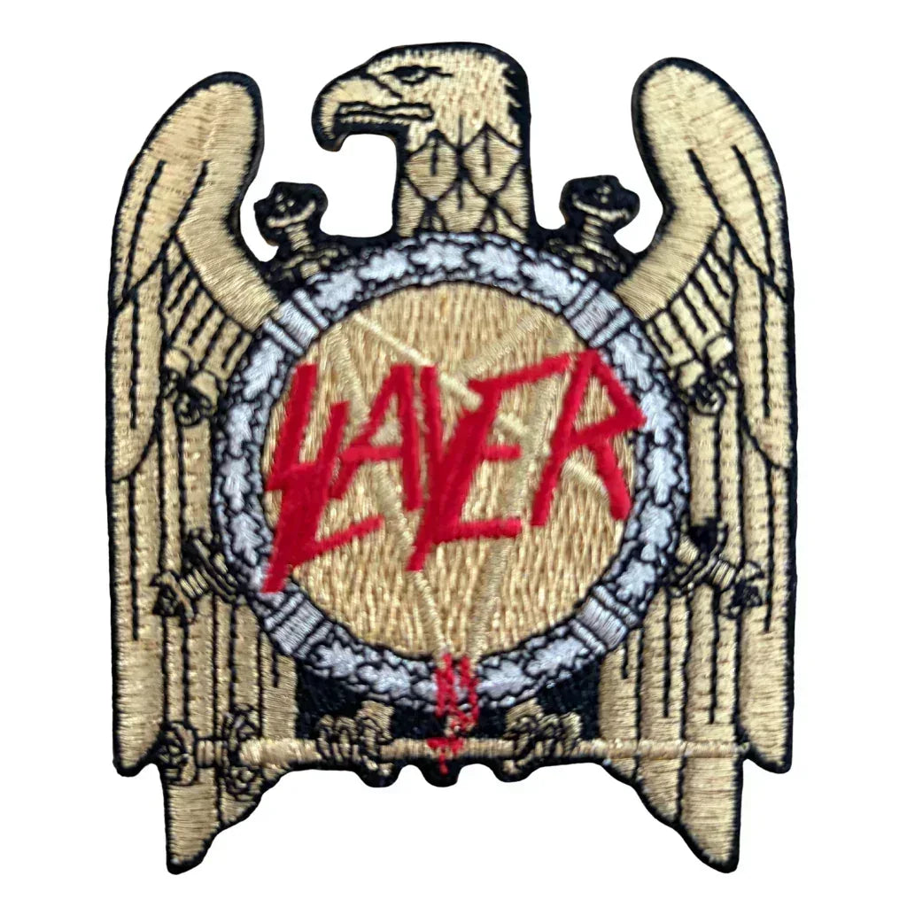 Slayer Patch · Golden Eagle Cut Out (8cm x 8cm) - Totenkopf.com