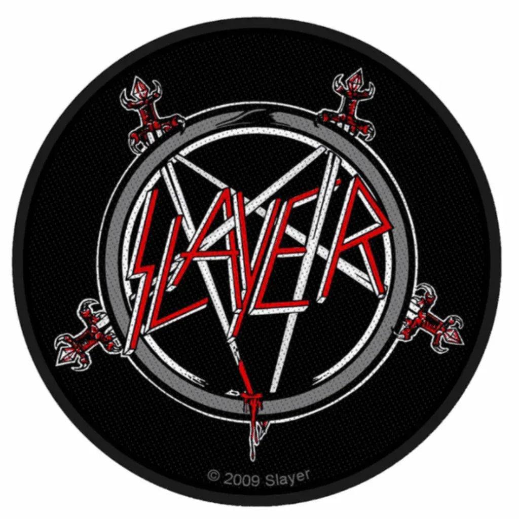 slayer-standard-patch-pentagram - Totenkopf.com
