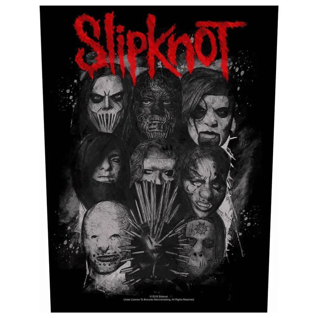 slipknot-backpatch-we-are-not-your-kind-masks - Totenkopf.com