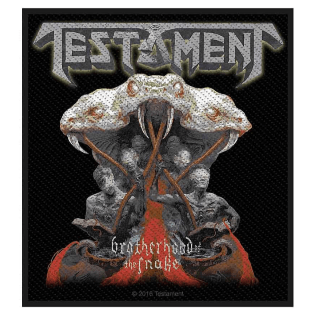 Testament Aufnäher Patch Brotherhood of the Snake