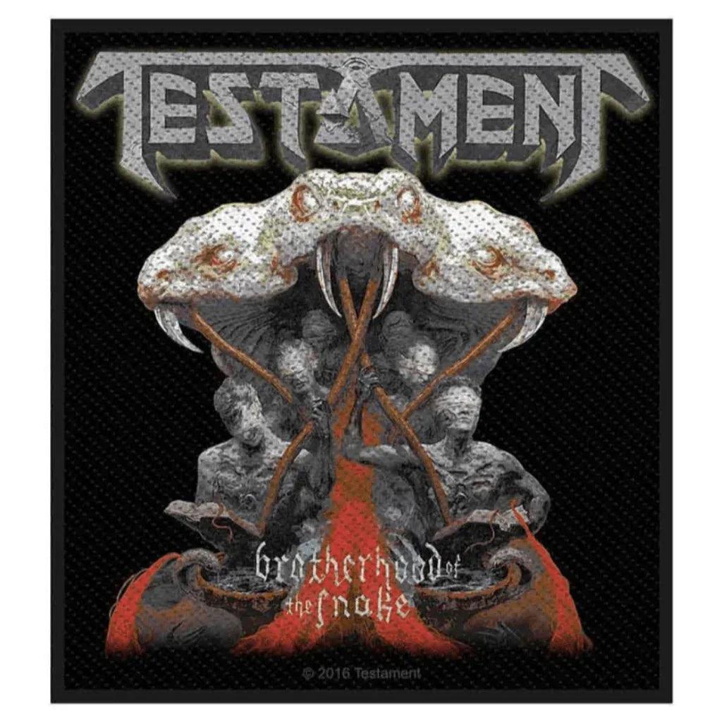 testament-aufnaeher-patch-brotherhood-of-snake - Totenkopf.com