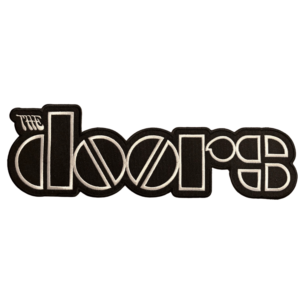 The Doors Backpatch Rückenaufnäher · Text Logo Backstripe (26cm x 9cm)
