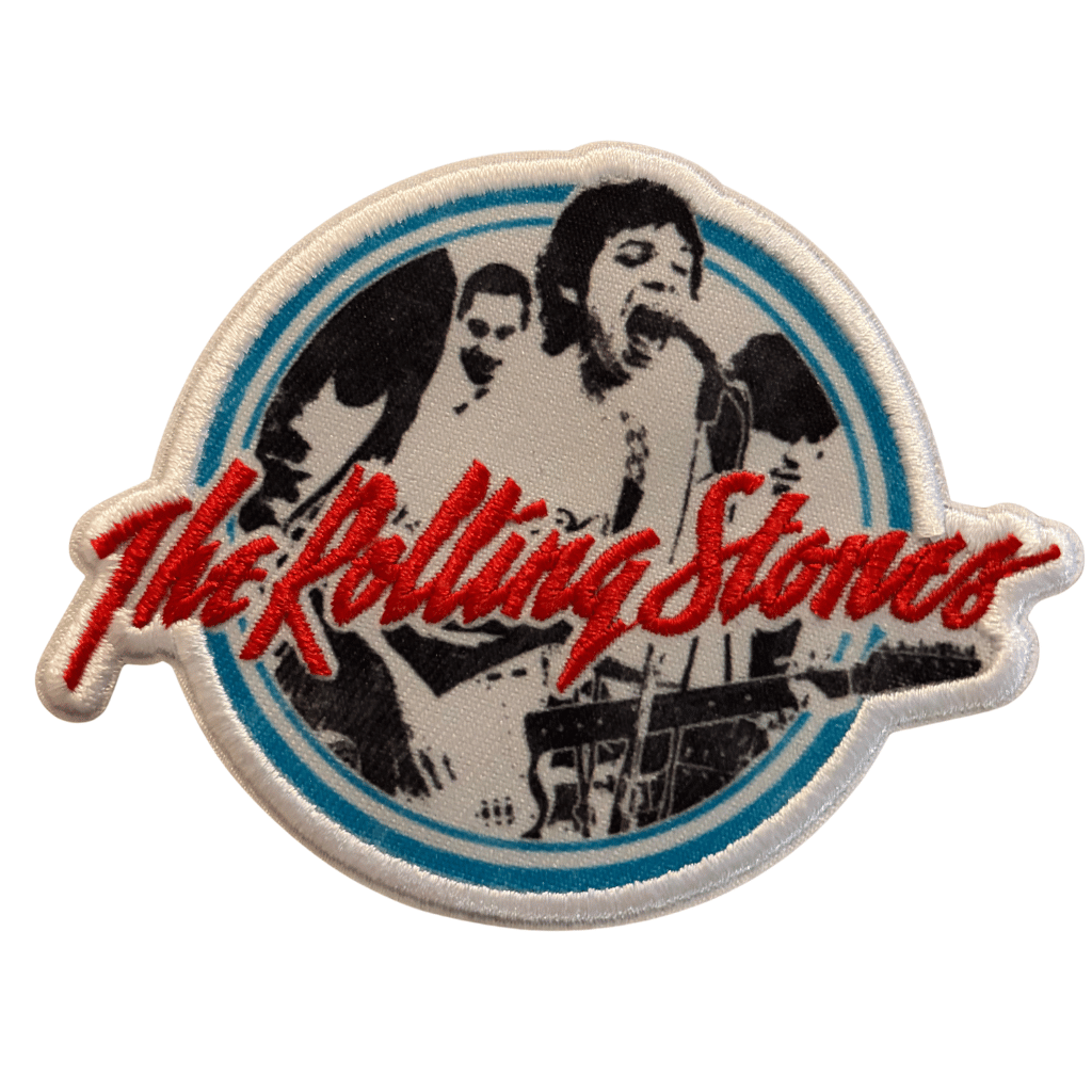The Rolling Stones Patch Rund · Concert Poster (Ø 7cm)