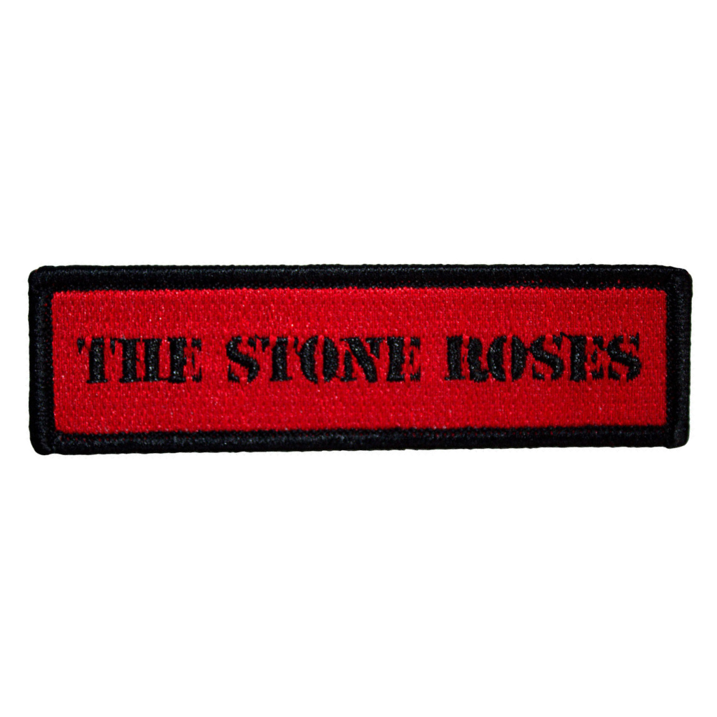 The Stone Roses Patch · Text Logo Stripe (10cm x 3cm)