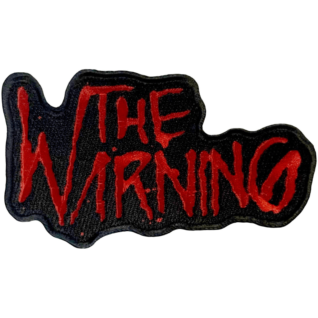 the-warning-patch-splatter-logo - Totenkopf.com