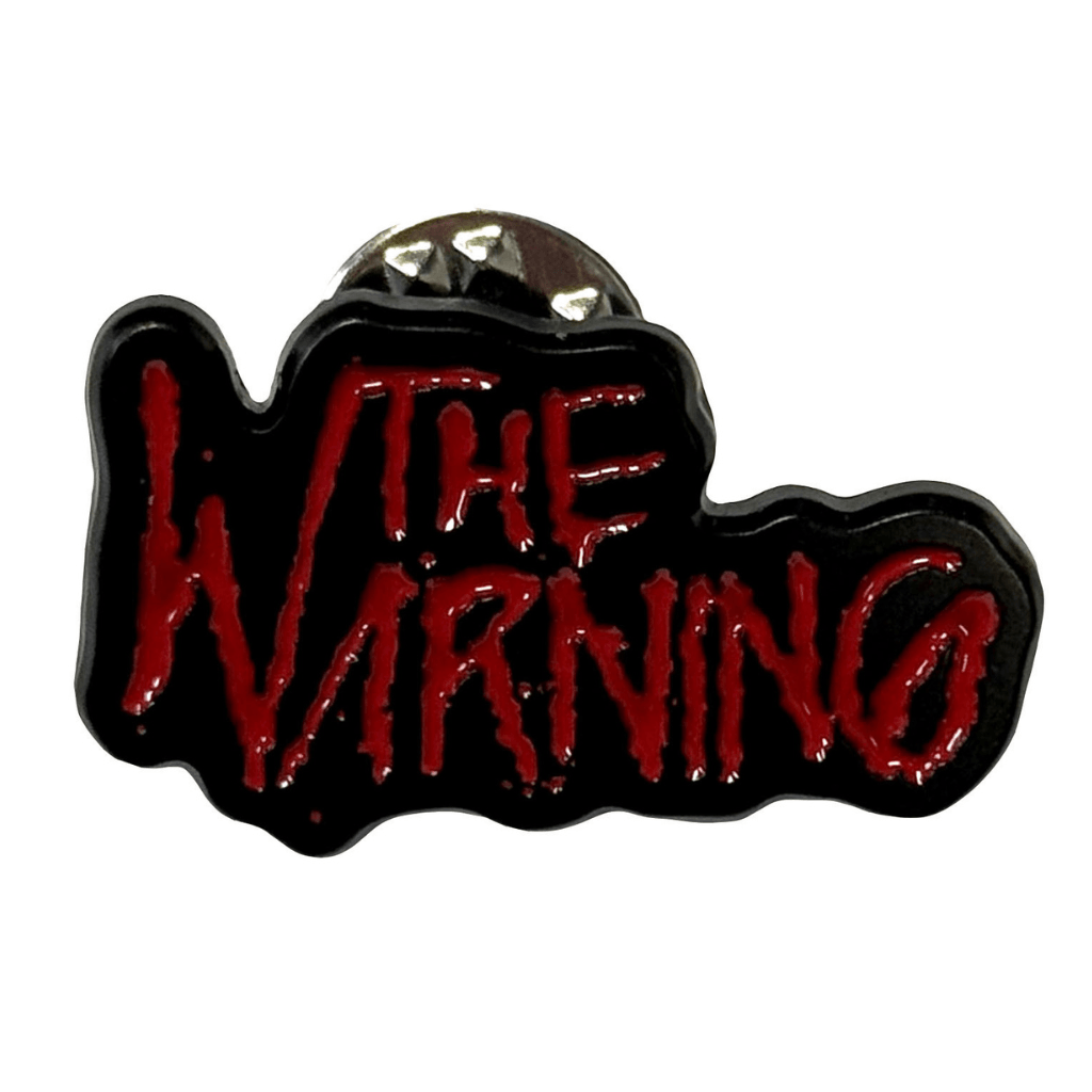 the-warning-pin-splatter-logo - Totenkopf.com
