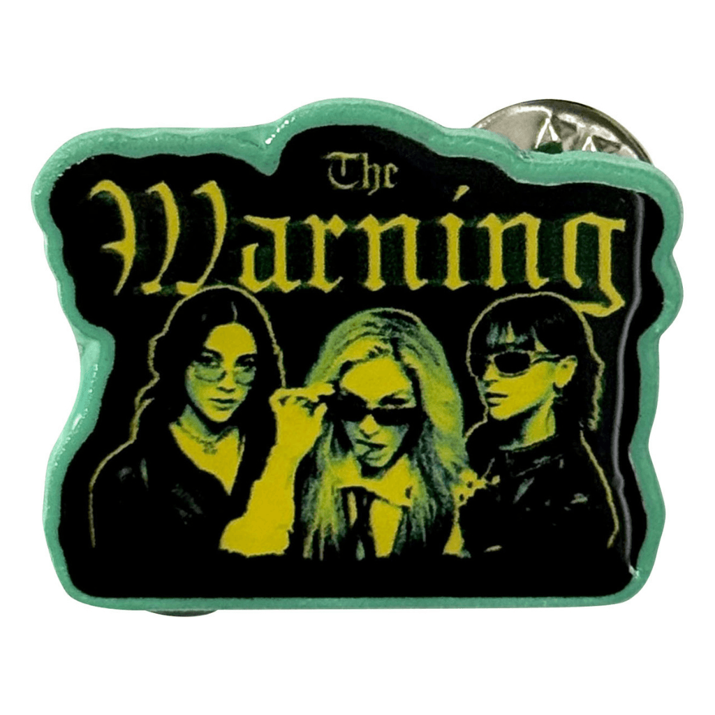 the-warning-pin-yellow-girls - Totenkopf.com