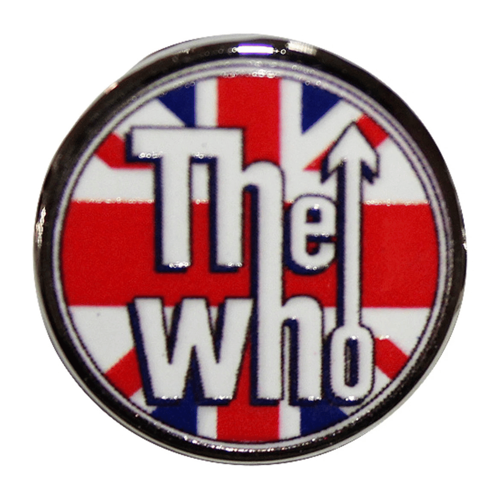 The Who Kleiner Anstecker Pin Rund · Union Jack