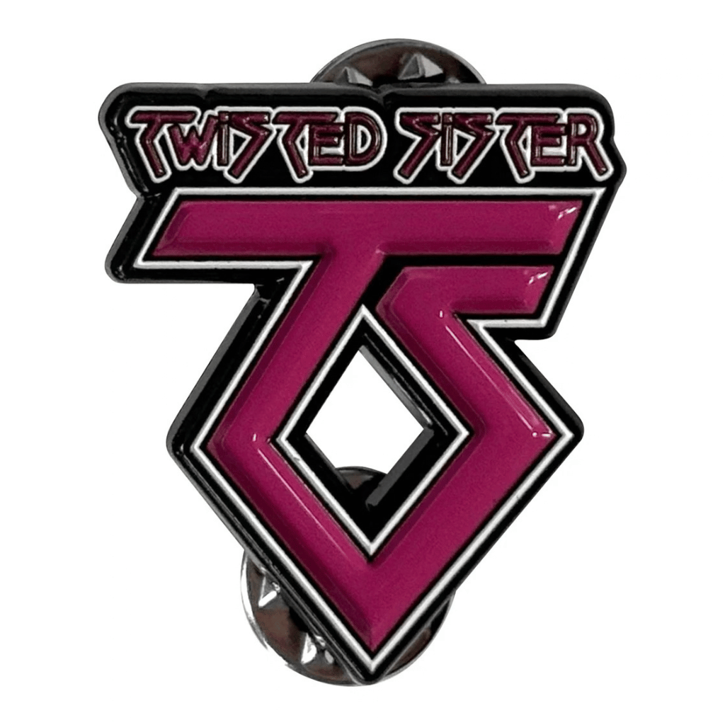 Twisted Sister Anstecker Pin · Logo Pink