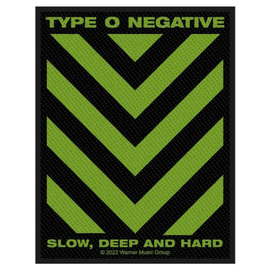 Type O Negative Patch · Slow, Deep And Hard (8cm x 10cm) - Totenkopf.com