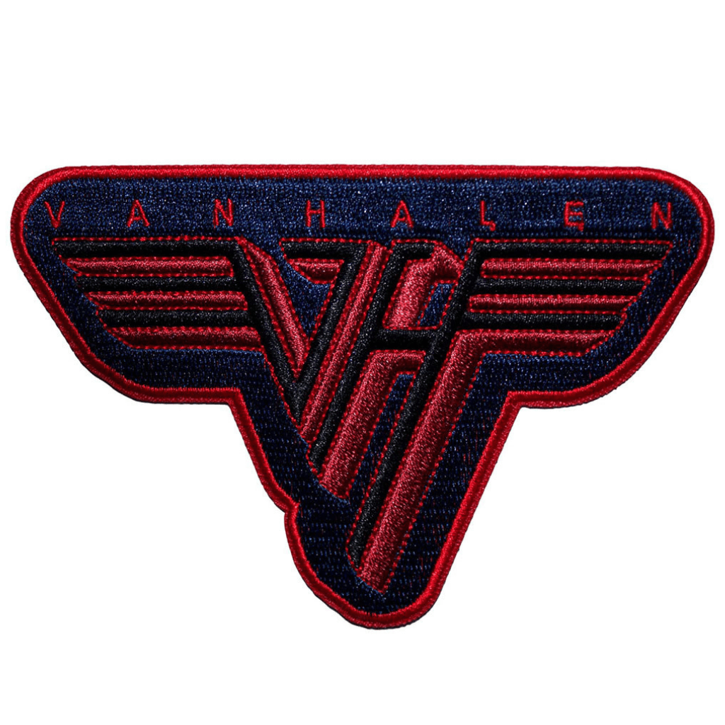van-halen-patch-classic-logo-bordered - Totenkopf.com