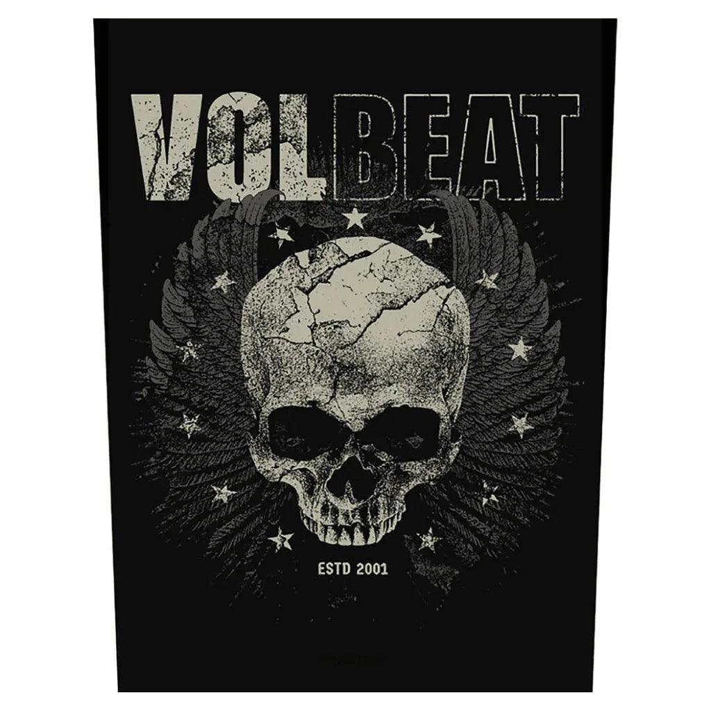 Volbeat Backpatch Rückenaufnäher · Est. 2001 (29cm x 34cm) - Totenkopf.com