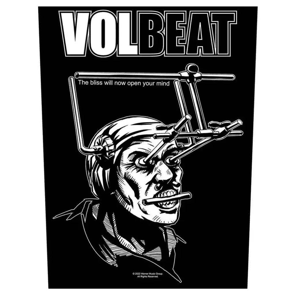 Volbeat Backpatch Rückenaufnäher · Open Your Mind (29cm x 34cm) - Totenkopf.com