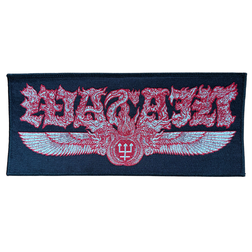 Watain Patch · Grosser Logo Stripe (20cm x 9cm)