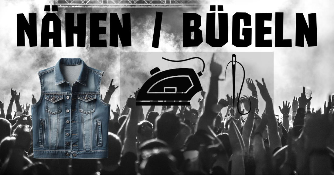 Kutte Patches Bügeln oder Aufnähen