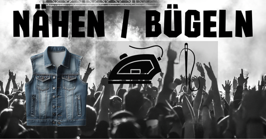 Kutte Patches Bügeln oder Aufnähen