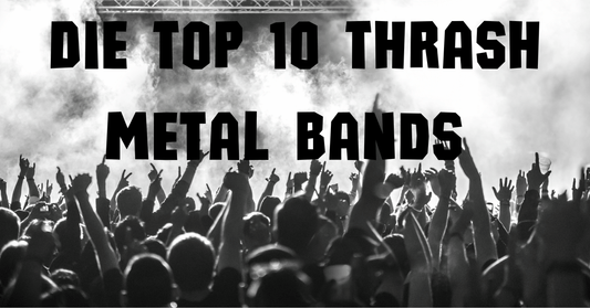 Die Top 10 Thrash Metal Bands – Legenden, Sound & Thrash Metal Merch