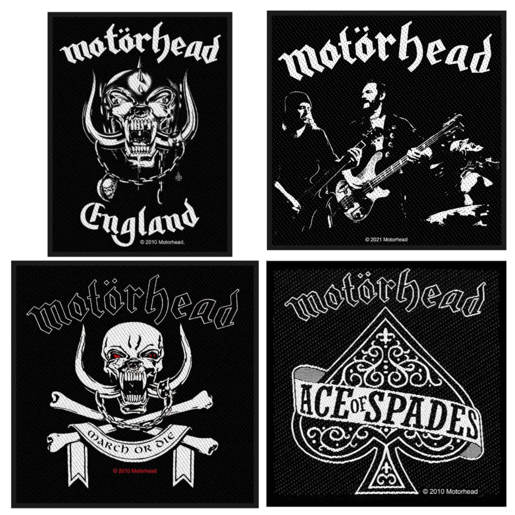 4er Bundle Motorhead Band Patches