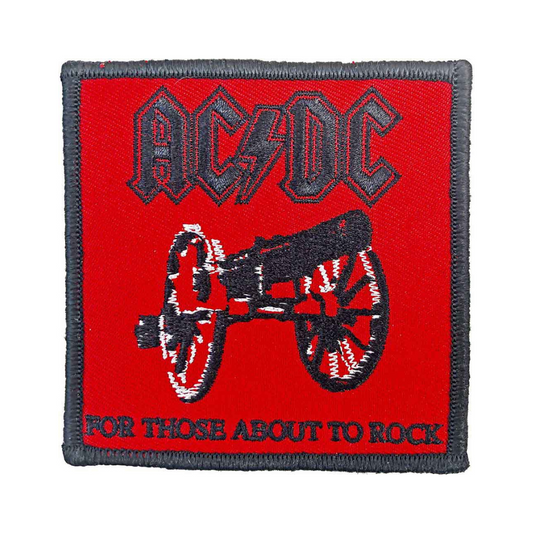 AC/DC Aufnäher Patch - Motiv: Red Colour - For Those About To Rock