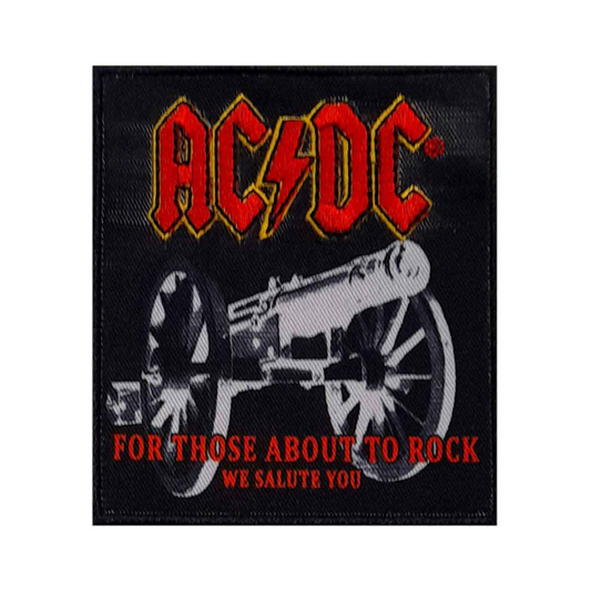 AC/DC Aufnäher Patch - Motiv: Canon For Those About To Rock