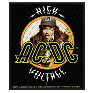 AC/DC Patch Aufnäher · High Voltage Angus · Offizieller Metal Band Merch