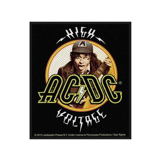 AC DC Aufnäher Patch High Voltage Angus