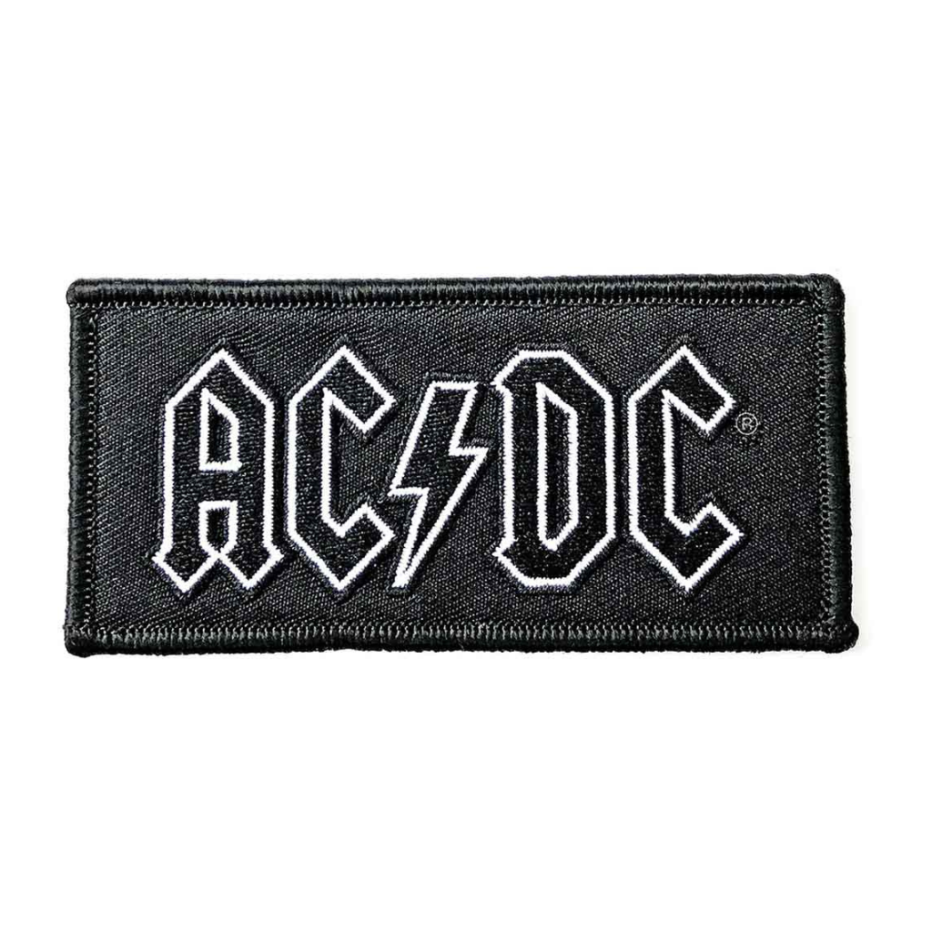 AC DC Aufnäher Patch Black Logo