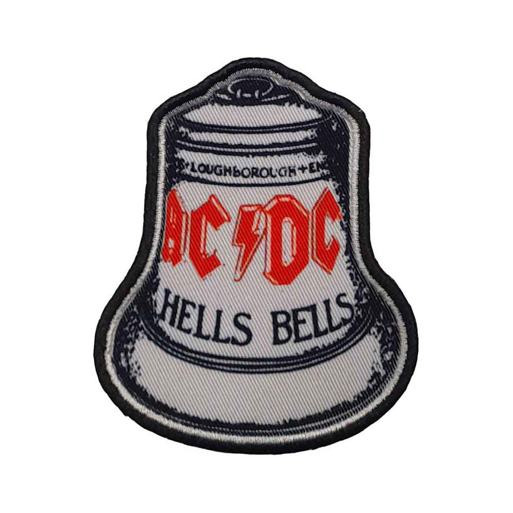 AC DC Aufnäher Patch Hells Bells White