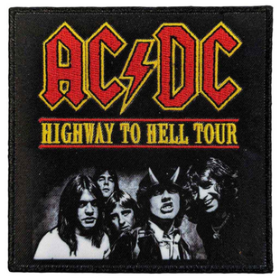 AC/DC Patch Aufnäher · Highway To Hell Tour  · Offizieller Metal Band Merch