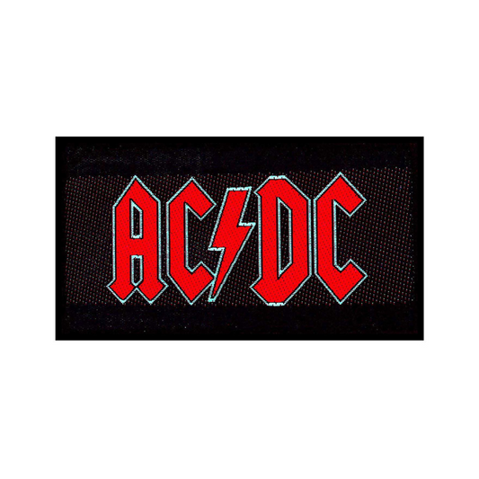 AC DC Aufnäher Patch Red Logo